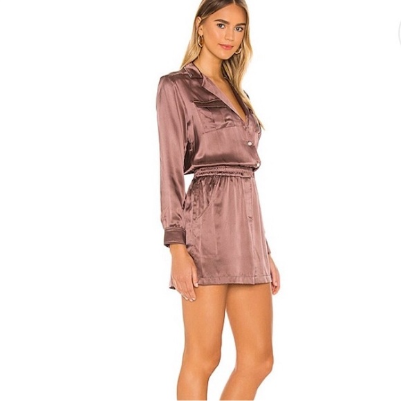 NEW Amanda Uprichard Felix Mini Shirt Dress Sz Large - Picture 2 of 15